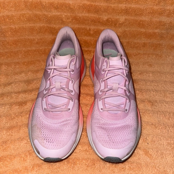 Lululemon Bissfeel Running Shoe- Pink Peony/Sunset/Alpine White 8.5 - Picture 1 of 7